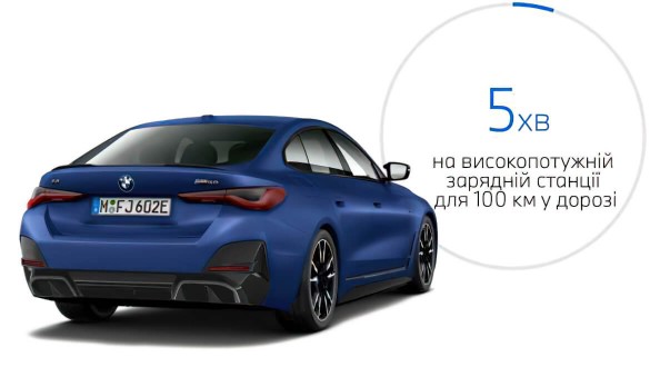 Заряджання у дорозі до 100 км.