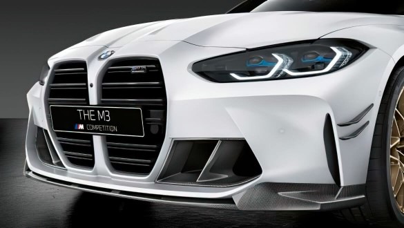 Передній сплітер M Performance з вуглецевого волокна.