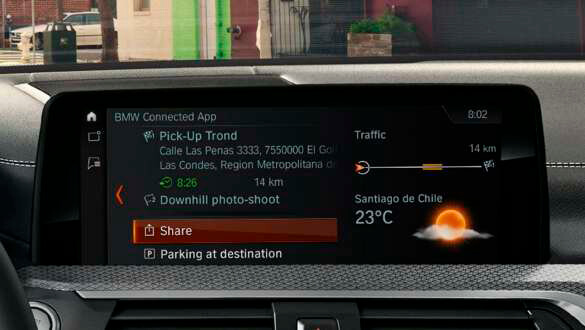 Дисплей BMW Head-Up.