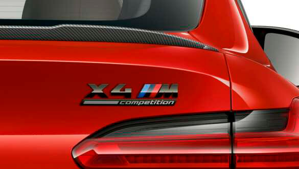 Напис "X4 M Competition".