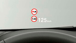 Проекционный дисплей BMW.