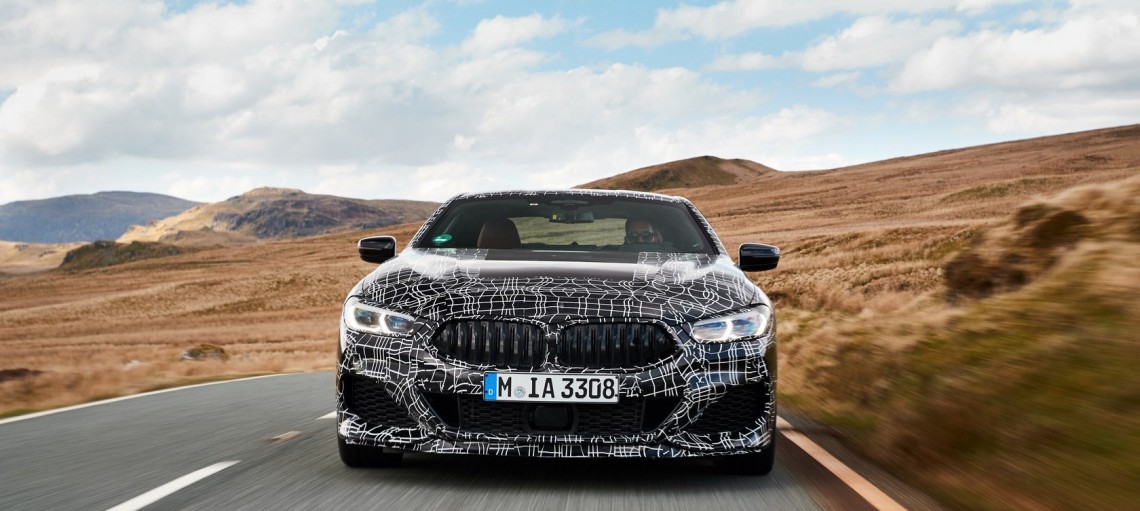 Новий BMW 8 серії Coupe. На максимальній швидкості до серійного виробництва.